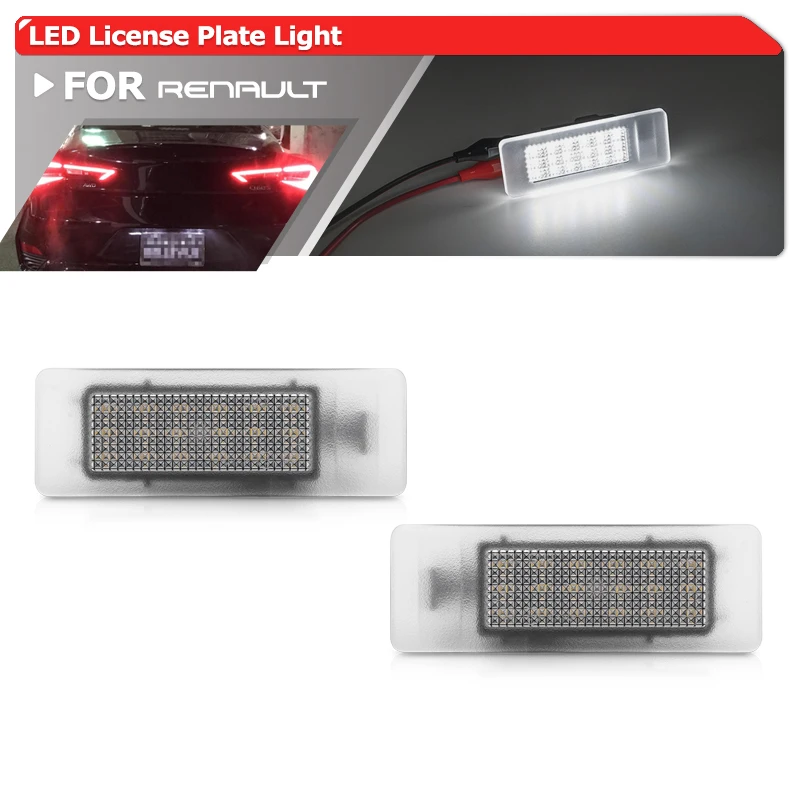 2x pre Renault Dacia Duster II Megane IV Scenic IV Clio IV V Twingo II Logan MCV White LED LIG LIGS LIFS LIVES CANBUS AUTO LAMP