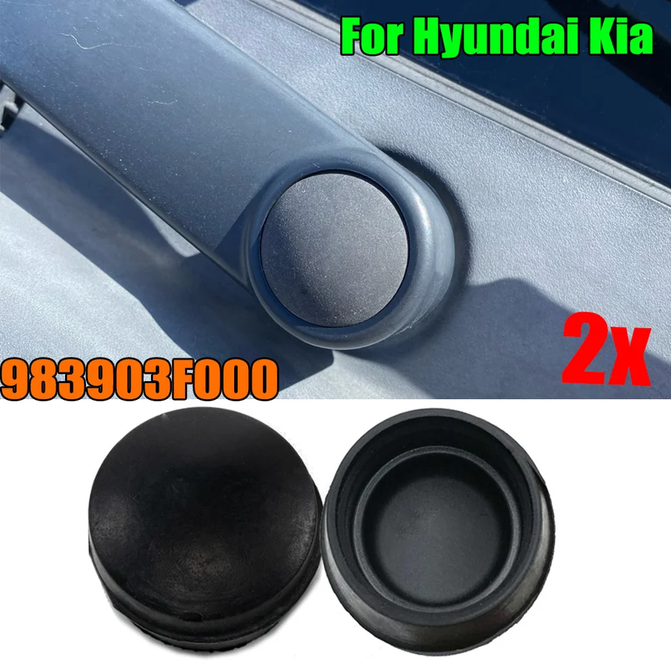 2x predné čelné sklo stierač Wiper Wiper Arm Cover Cover pre Hyundai Kia Ceed Ed Optima Picanto Sorento Soul Carens 983903F000