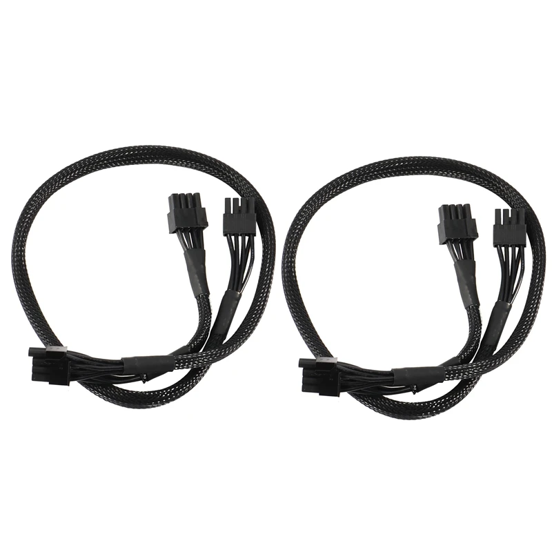 2x PSU 8PIN až Dual 8pin (6+2) PIN PCIe Modulárny napájací kábel pre EVGA Supernova G2 G3 P2 T2 GS 650 750 850 1000 1600