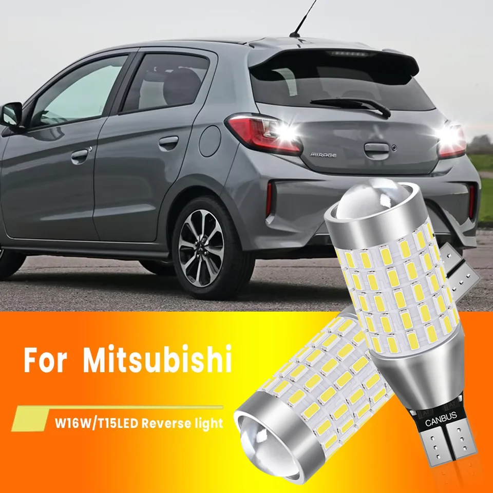 2x T15 W16W 921 LED žiarovka zálohovanie automobilu Reverzné svetlá pre Mitsubishi Ralliart Outlander ASX Mirage Lancer Evolution 10 9 atď.