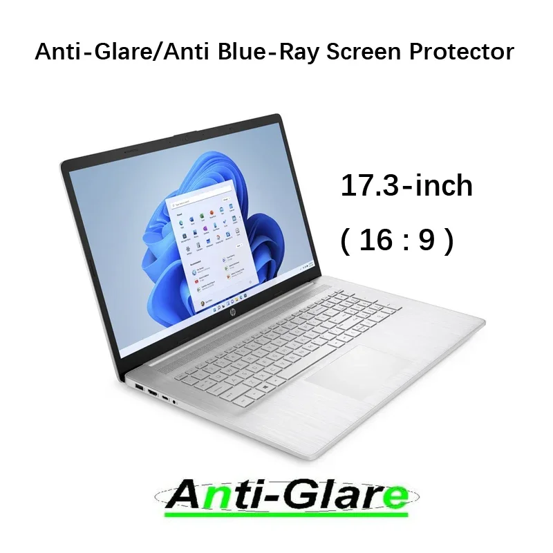 2x Ultra Clear/Anti-Glare/Anti Blue-Ray Screen Cover Ochrana pre hp závisť prenosný prenosný počítač 17-CR1000CA 17.3 