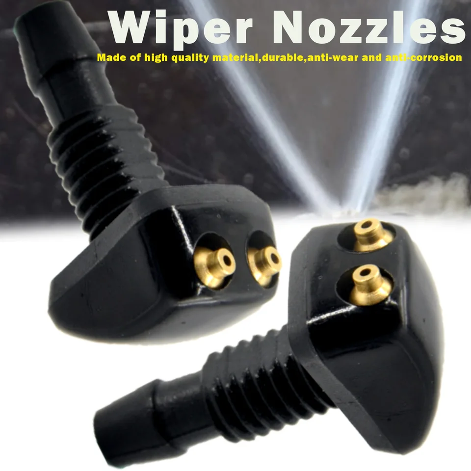 2x Univerzálne predné čelné sklo umývačka stieračov postrekovača Sprinkler Water Outlet pre Toyota Mazda Hyundai Vauxhall Fiat