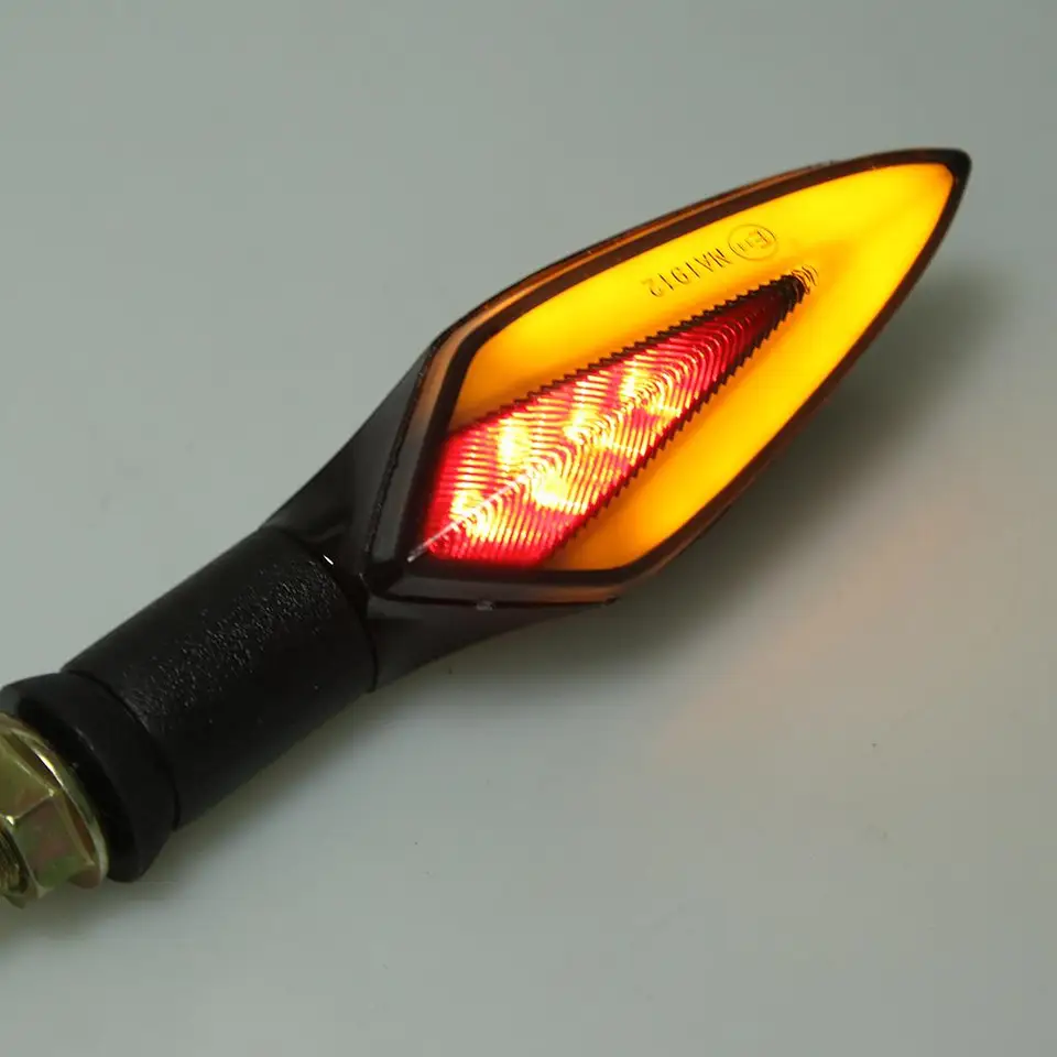 2x Univerzálny indikátor motocyklového jantáru LED svetlo svetlo svetla