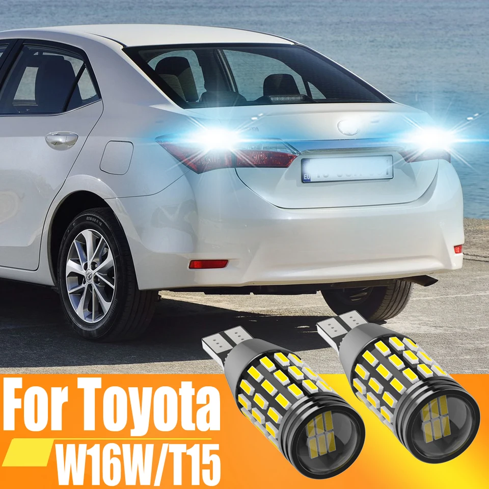 2x W16W T15 921 912 LED Canbus Reverzná žiarovka CAPOM Auto pre Toyota FJ Cruiser Corolla Aygo RAV4 CH YARIS AURIS PRIUS PRIUS