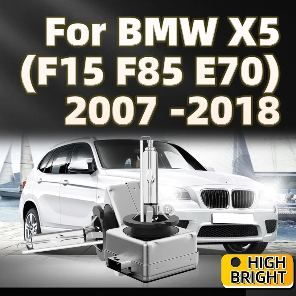 2x xenónový svetlomet 35W D1S 6000K 10000K Svetlo auta pre BMW X5 F15 F85 E70 2007 2008 2009 2010 2010 2012 2013 2013 2014 2015 16 17 2018