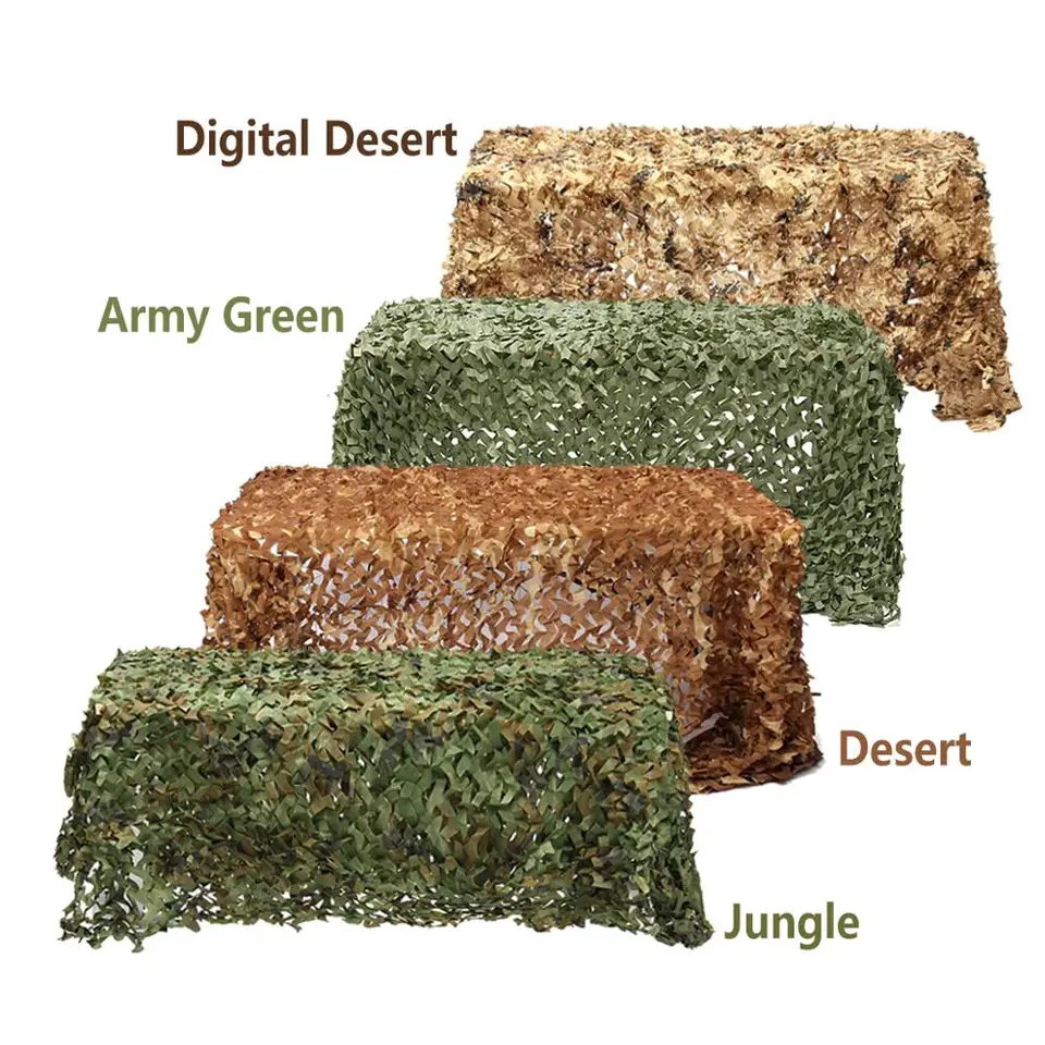 2x3m 3x5m 1,5x5m 1,5x7m poľovnícke vojenské maskovacie siete Woodland Army Camo Sieť kemping