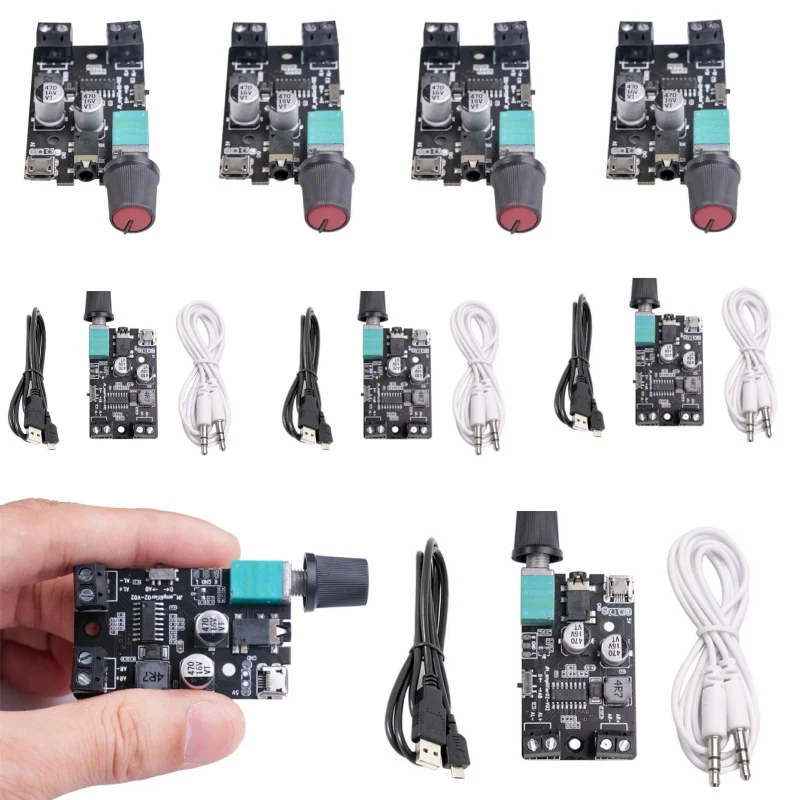 2x5W Digitálny výkonový zosilňovač AUX reproduktor DC DC s ovládaním hlasitosti 5V Dual Channel Stereo Home Music Wireless Modul Audio