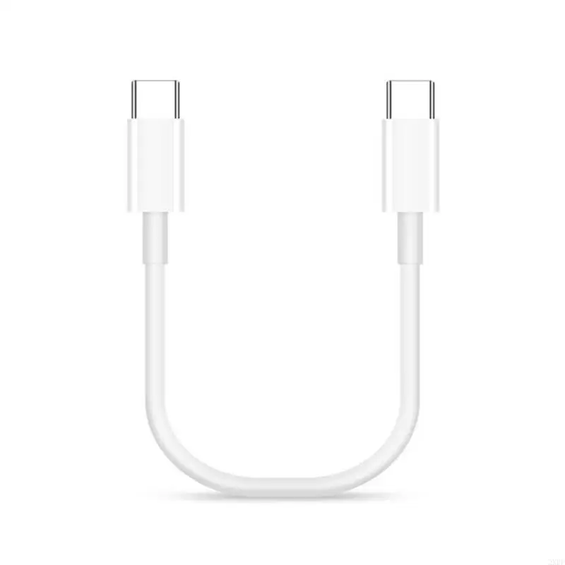 2xpf krátke USB C až USB C kábel Rýchle nabíjanie pre tablety na telefón15