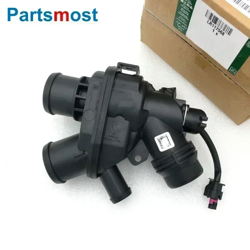 3,0 V6 benzínový chladiaci termostat termostat puzdro s senzorom pre Range Rover 13- RR Sport 14- Nový objav Velar LR062498 107288 LR117568