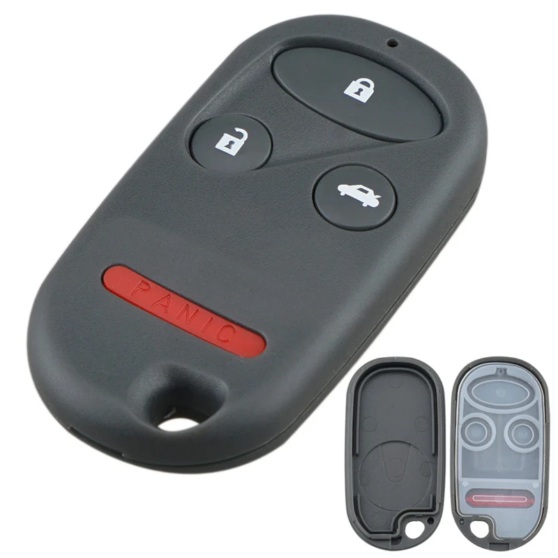 3+1 puzdro na tlačidlo Keyless Entry Diaľkový kľúč FOB FOB pre Honda Civic CRV Accord Jazz 2003 2004 2005 2006 2007 2008 2009 2009 2010 2011