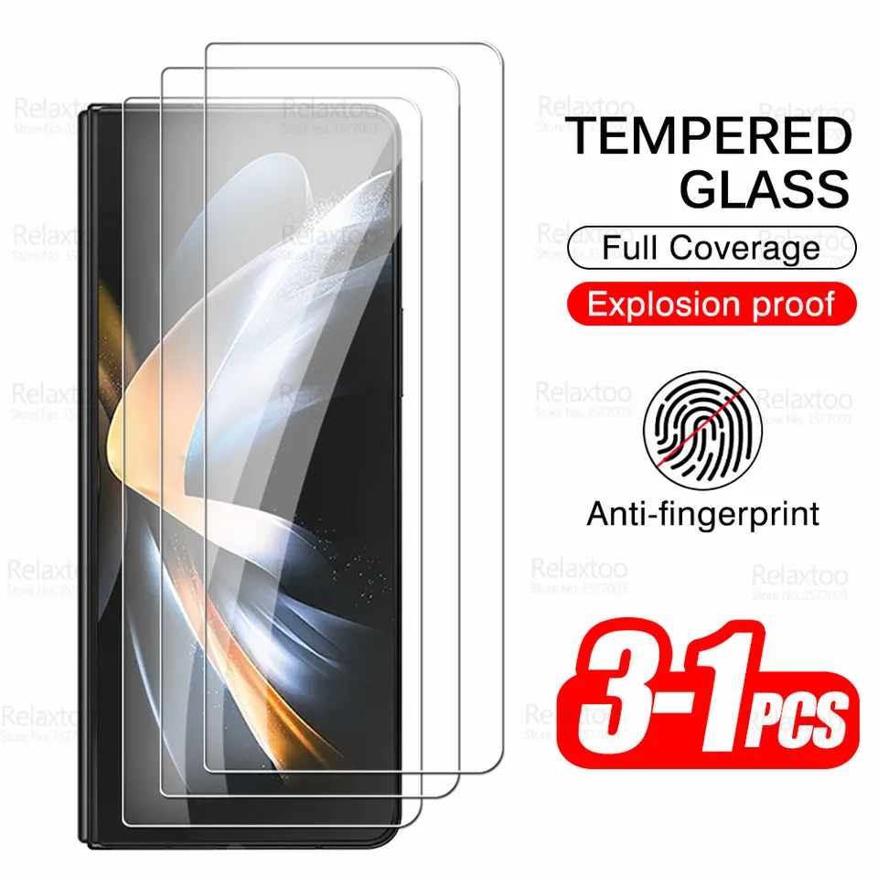 3-1pcs Ochranné temperované sklo pre Samsung Galaxy Z Fold 4 5 Protector obrazovky Samung Zold4 Fold4 Zfold 4 5G Bezpečnostný film