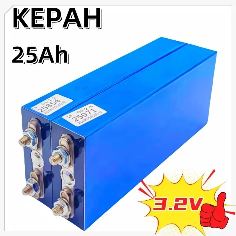 3,2 V 25AH BATTERICKÁ BIELA ​​BATLICKÉHO ŽELEZNA FOSFOFTÁTNE Hlboké cykly pre DIY LPEGA 12V 24V 36V 48V SOLOROVÁ ENERGIE OUTORORS VONCE, EV LODY