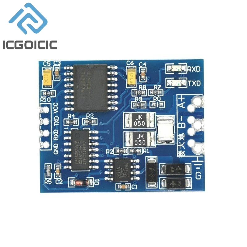3,3V 5V TTL UART na RS485 Izolovaný modul prevodníka rozhrania s jedným čipom Serial Port UART Industrial