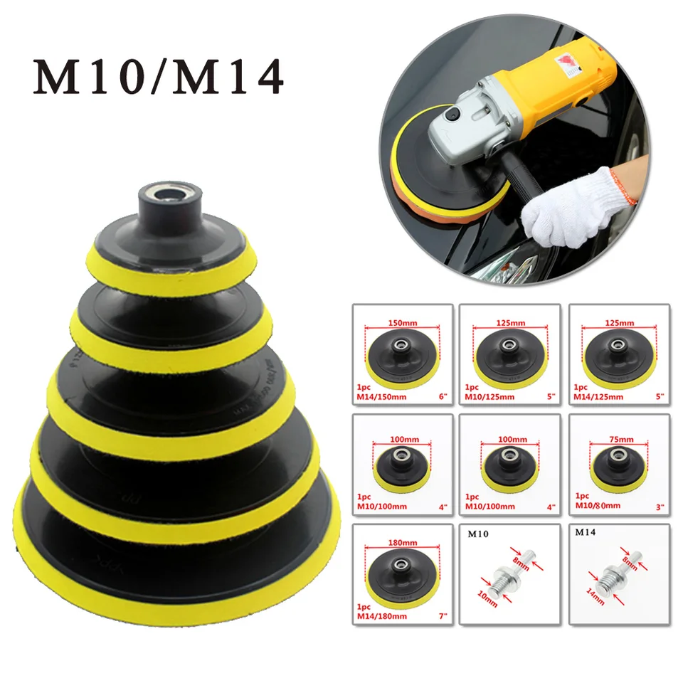 3/4/5/6/7 palca Flocking Banding Disc Self Adhesion Leštiaci disk Vŕtačky tyče naliehavé naliehavé leštiace podložky pre elektrické leštičeky