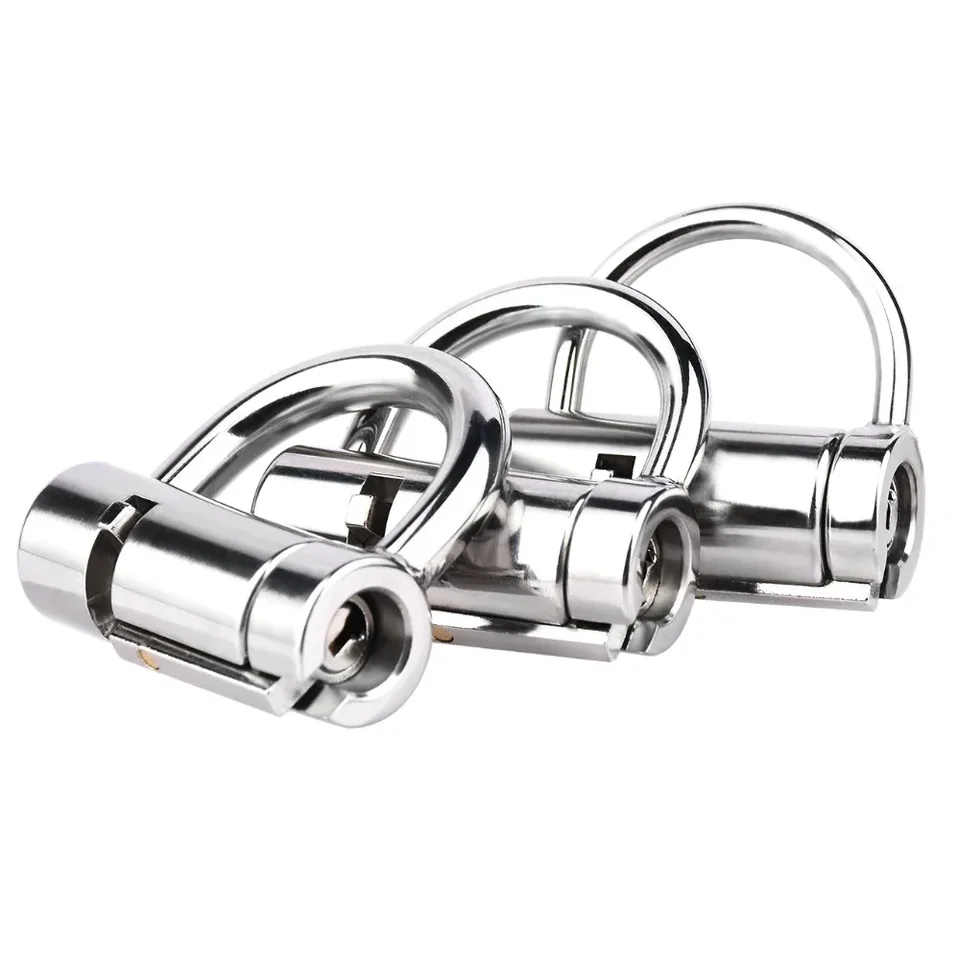 3/4/5 mm z nehrdzavejúcej ocele D- Ring PA LOCK MESE ŽENY ZARIADENIA CUSITY