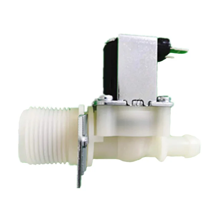 3/4 bspp samca závit až 12 mm rúrka Elektrický plastový solenoidový ventil 12v 24v 220V Normálne uzavretý vzduchový vzduchový ventil