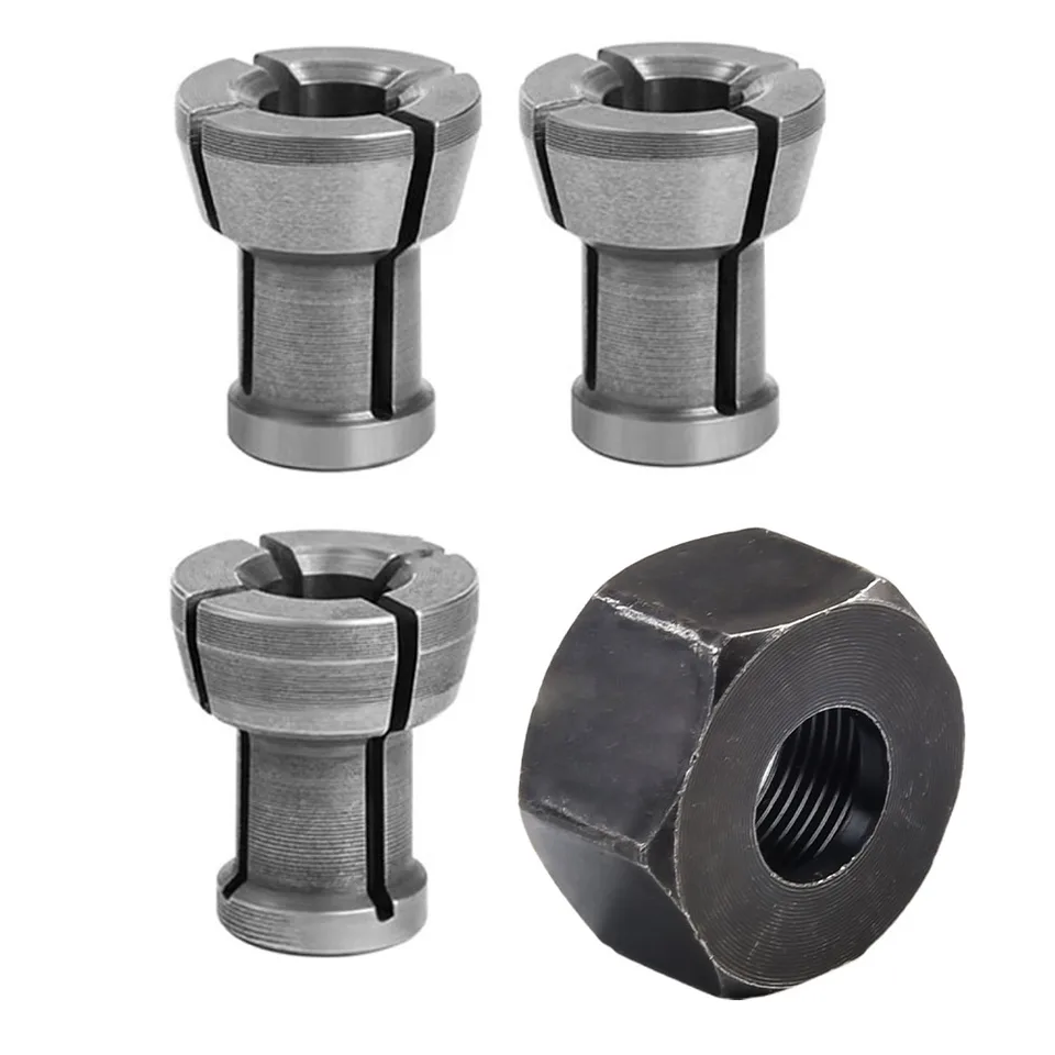 3/4ks M17 6/6,35/8 mm Collet Chuck Adapter s matičnou gravírovaním orezávania príslušenstva Router Adapter Collet Chuck Adapter