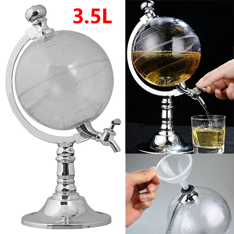 3,5 l Globe Shape DispenSer Alkoholový nápoj Dávka na víno na víno
