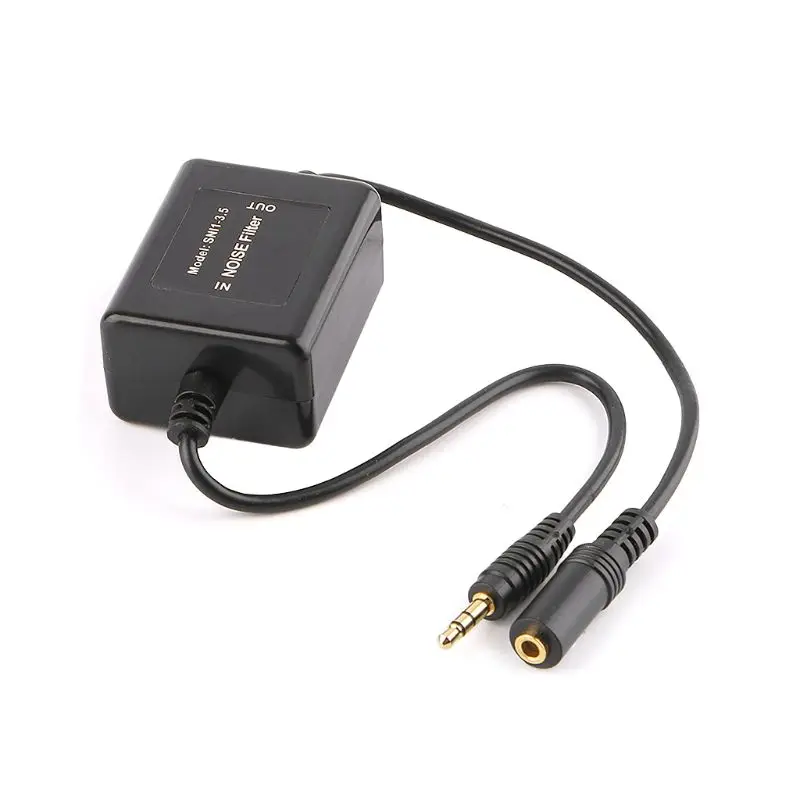 3,5 mm auto Aux hluk Filter Izolátor Eliminujte elektrický hluk