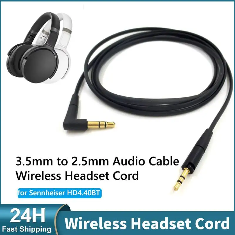 3,5 mm až 2,5 mm kábel pre slúchadlá pre Sennheiser Momentum 3 Výmena zvukového kábla vhodná pre HD400S HD450BT HD458BT Wireless Headset