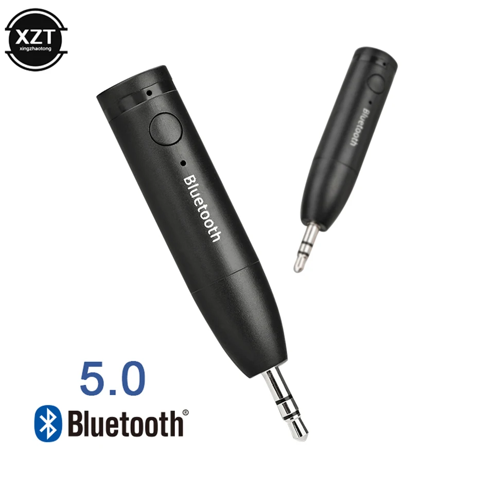 3,5 mm Bluetooth 5.0 Prijímač bezdrôtového mini 3,5 mm Jack Aux Handsfree Free stereofónny hudobný zvukový adaptér pre reproduktor slúchadiel