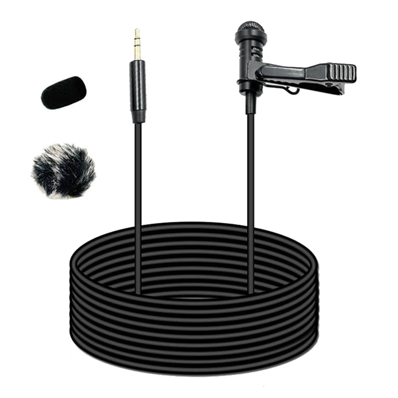 3,5 mm LaValier Microfón+Kit na kryciu kryt