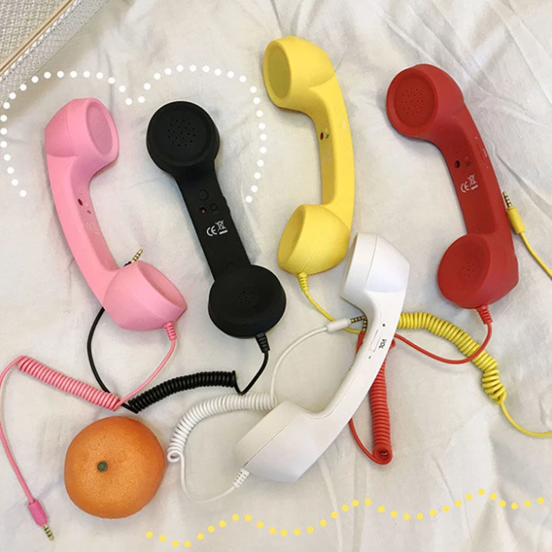 3,5 mm retro telefónne prijímače káblové telefóny mobilné telefóny pre iPhone/iPad/Samsung PC