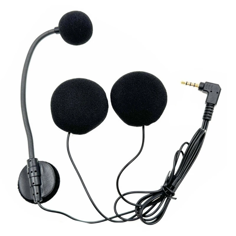 3,5 mm rovné hlavičky prilby náhlavné súpravy mikrofón Mic Build-In Miccycle Motorycle Helmy Helmy náhlavné súpravy Intercom Microfón