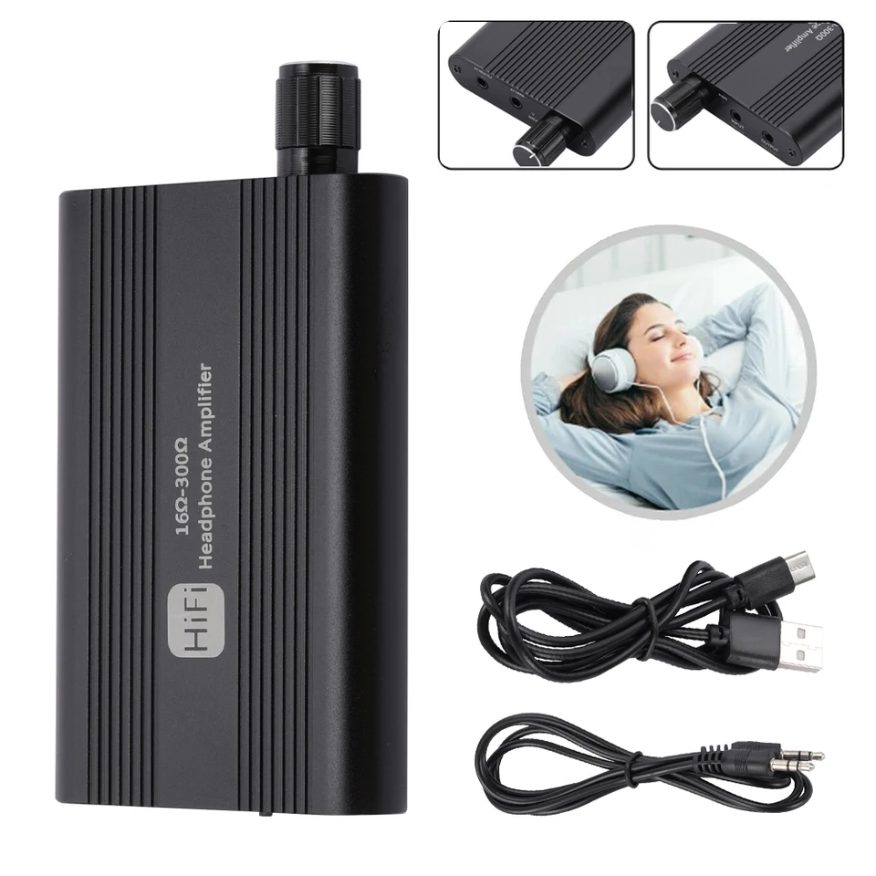 3,5 mm zosilňovač slúchadiel Trieda A HIFI Audio zosilňovač slúchadlá Amp 160-300 Ohm Audio Amp pre reproduktor MP3 Player počítačový telefón