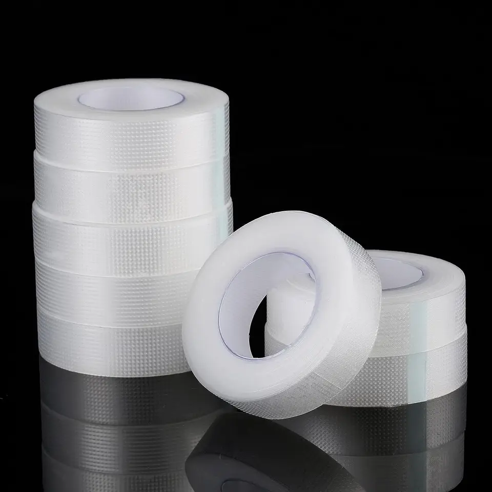 3/5 roliek Riká predlžovanie PE Adhesívna páska pod očami Patch Eye Tapes pre riasy štepenie falošných pások s očami rias