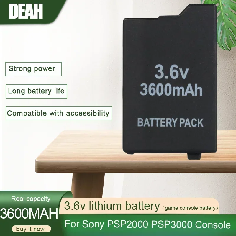 3,6 V 3600 mAh lítium výmenné batérie pre batériu Sony PSP 2000 PSP 3000 PSP2000 PSP3000 PlayStation Prenosná konzolová batéria