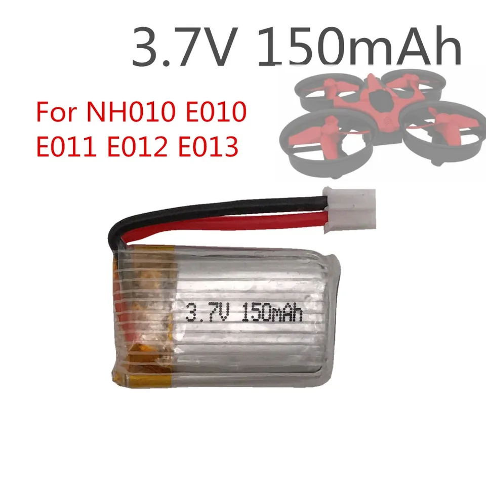3,7 V 150 mAh E010 E011 E013 F36 H36 RC QuadCopter 150 mAh lipo batéria 1ks bateria H36 pre hračky 2,00 mm