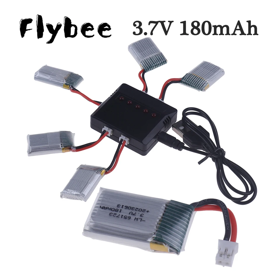 3,7 V 1S 180 mAh lipo batéria Ph2.0 Plug Fit for H36 E010 E010C E011 E013 F36 NH010 RC Mini Dron Micro Helikoptéra