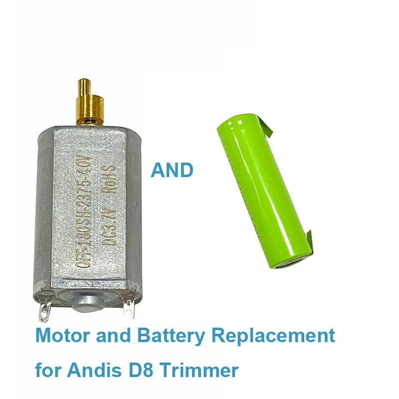 3,7 V batéria a motor 7200 ot / min