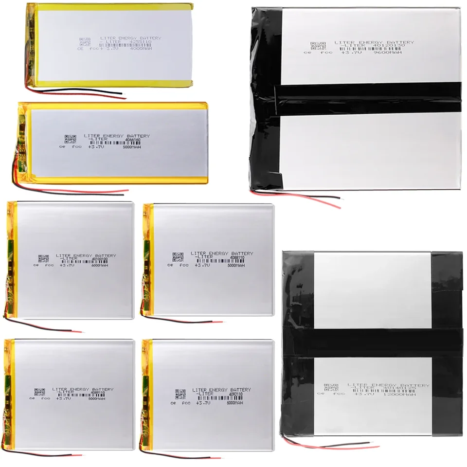 3,7 V LiPo nabíjateľná polymérna lítiová batéria pre GPS PSP DVD PAD EL-BOOK TABLE TABLE PC LAPTOP Power Bank Videohra