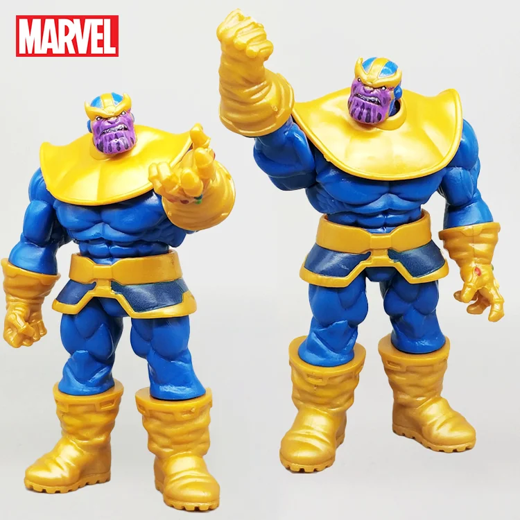 3,75-palcový Marvel Hulk Thunderbolt Ross Thanos Ben Grimm vec Death's Head's Doll Hračka karikatúry dekorácie deti narodeniny darček