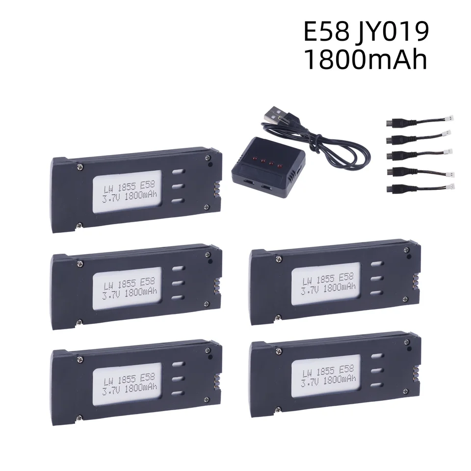 3,7V 1800 mAh lítiová batéria kompatibilná s E58 S168 JY019 S168 Kvadrokoptéra náhradné diely