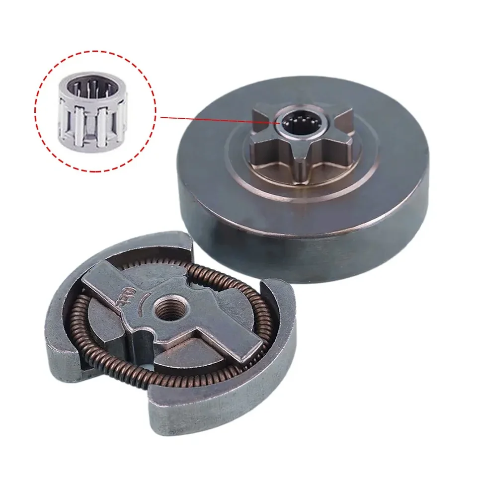 3/8in-6T Sada spojkových bubnov pre 350 351 352 370 371 pre Husqvarnu 235 236 240 36 Náhradné diely na reťazovú pílu Výkonové vybavenie Záhradný náradie