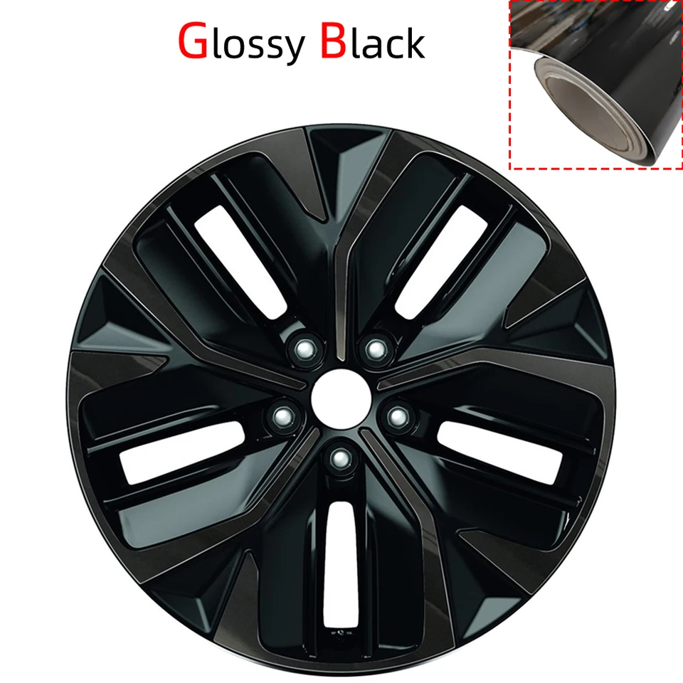 3 farby voliteľný ochranný film DIY vopred vyrezané nálepky kolies pre KIA EV6 GT-Line 2019-2023 19 