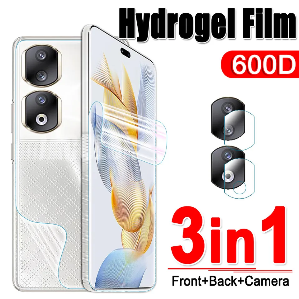 3 IN1 Soft Hydrogel Film pre Honor 90 80 SE 70 60 Pro Plus Plus sklo Hunnor Honur 90PRO 80PRO 70PRO 80SE OCHRANA ZA