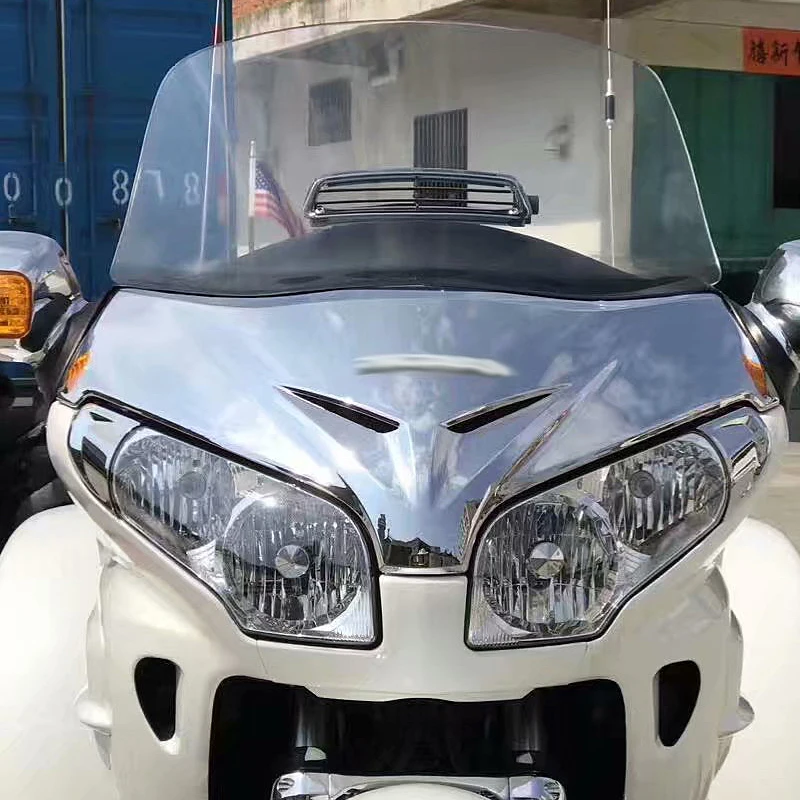 3 jamky čelné sklo čelného skla s čerstvým vzduchom pre 2001 -2006 2007 2008 2009 2010 2010 2012 2012 2013 Honda Goldwing 1800 GL1800