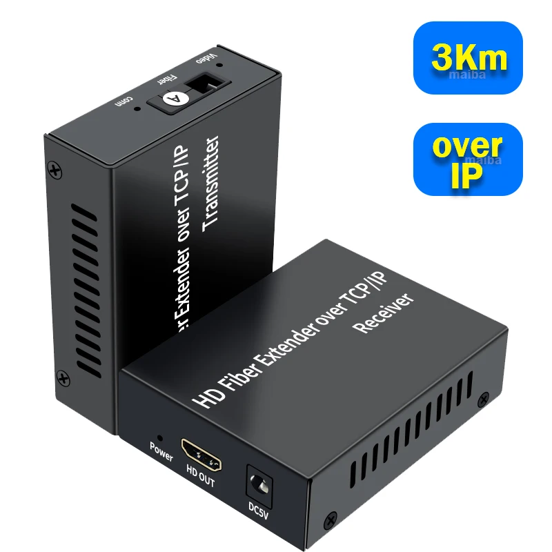 3 km HDMI Predlžovanie vlákien na SC Fiber Optical Cable 1080p 20 km HDMI Extender Over