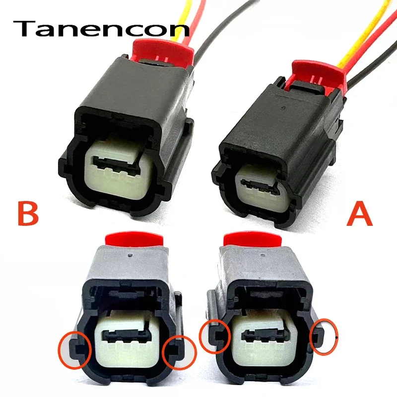 3-kolíkový automobilový zadný nárazník Elektrický zátkový konektor Electric Eye Plug Radar Connector pre Chrysler 31403-3700 31403-3110