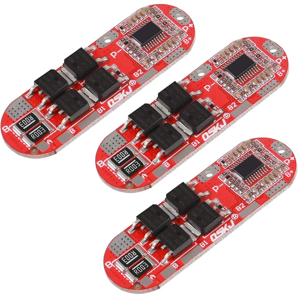 3 ks 18650 Li-Ion Litium Litium Battery Board 3S 25a 12,6 V/4S 16,8 V/5S 21V BMS nabíjacie modul PCM Polymer LiP Cell PCB