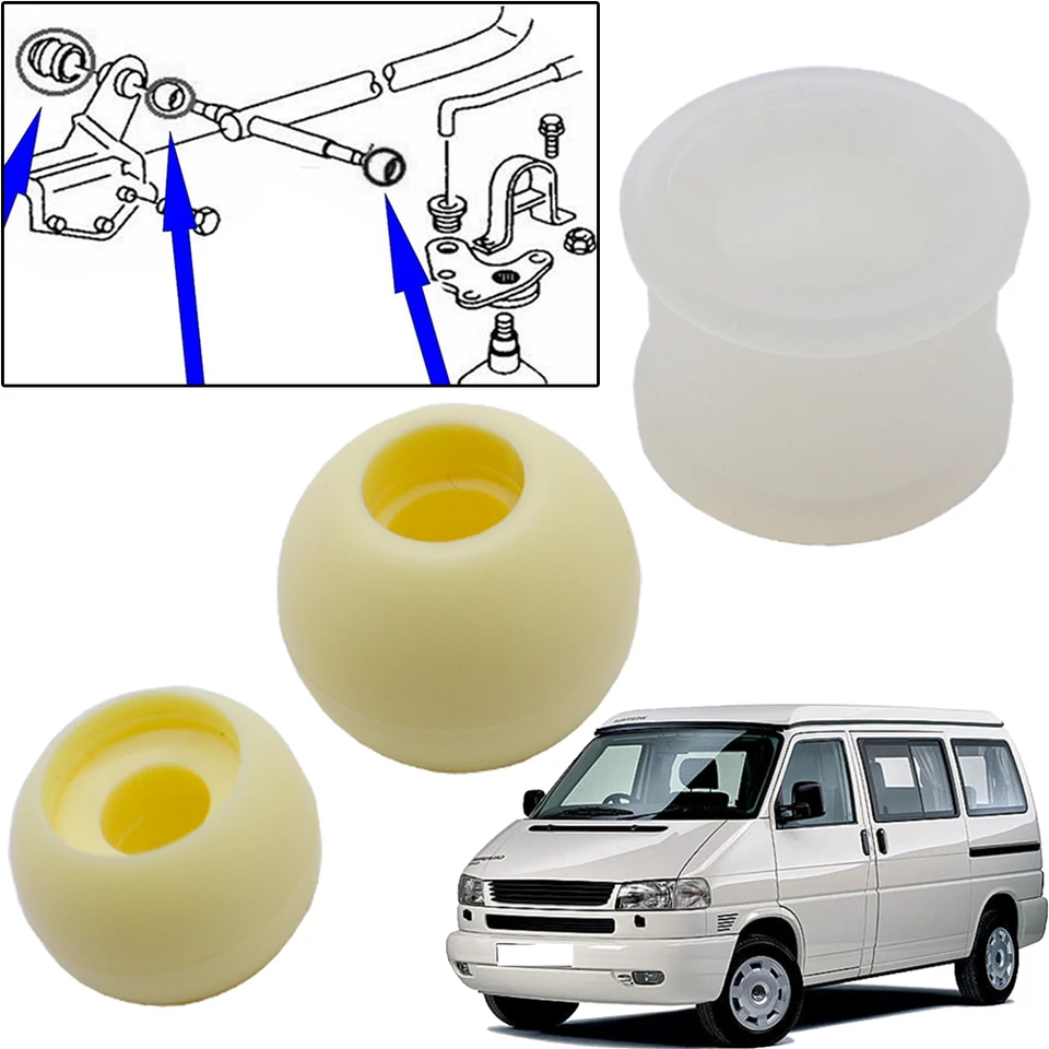 3 ks prevodové prepojenie automobilu SELECTOR KAPS OPRAVA KIT SEFT ROD pre VW Transporter T4 1990-2013 OE# 701711166 7D0711131 015311544