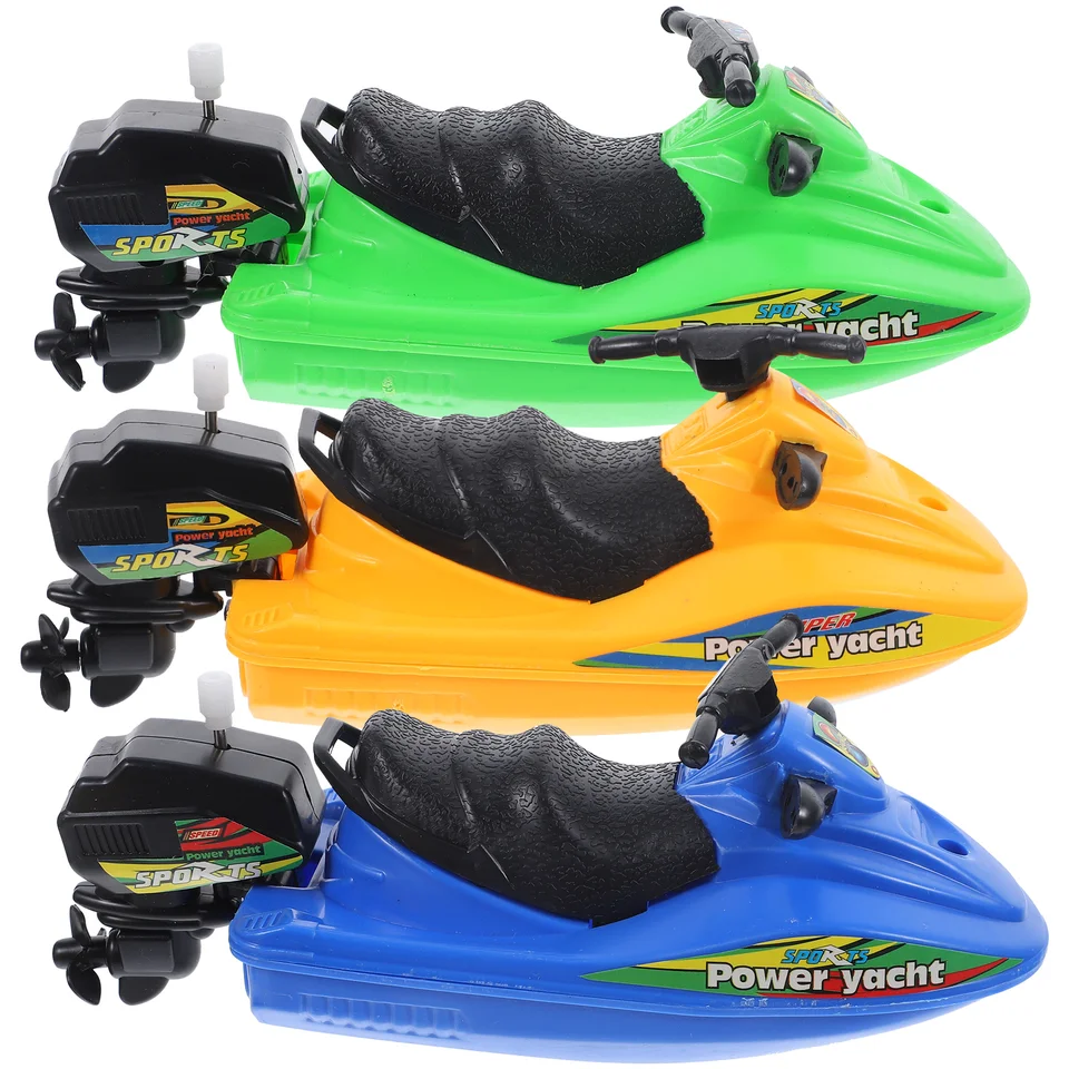 3 ks Yacht Boat Hračky pre vodné hrania Motor Girls Dievčatá vo vinutí Bath Toddler Shower Detský bazén