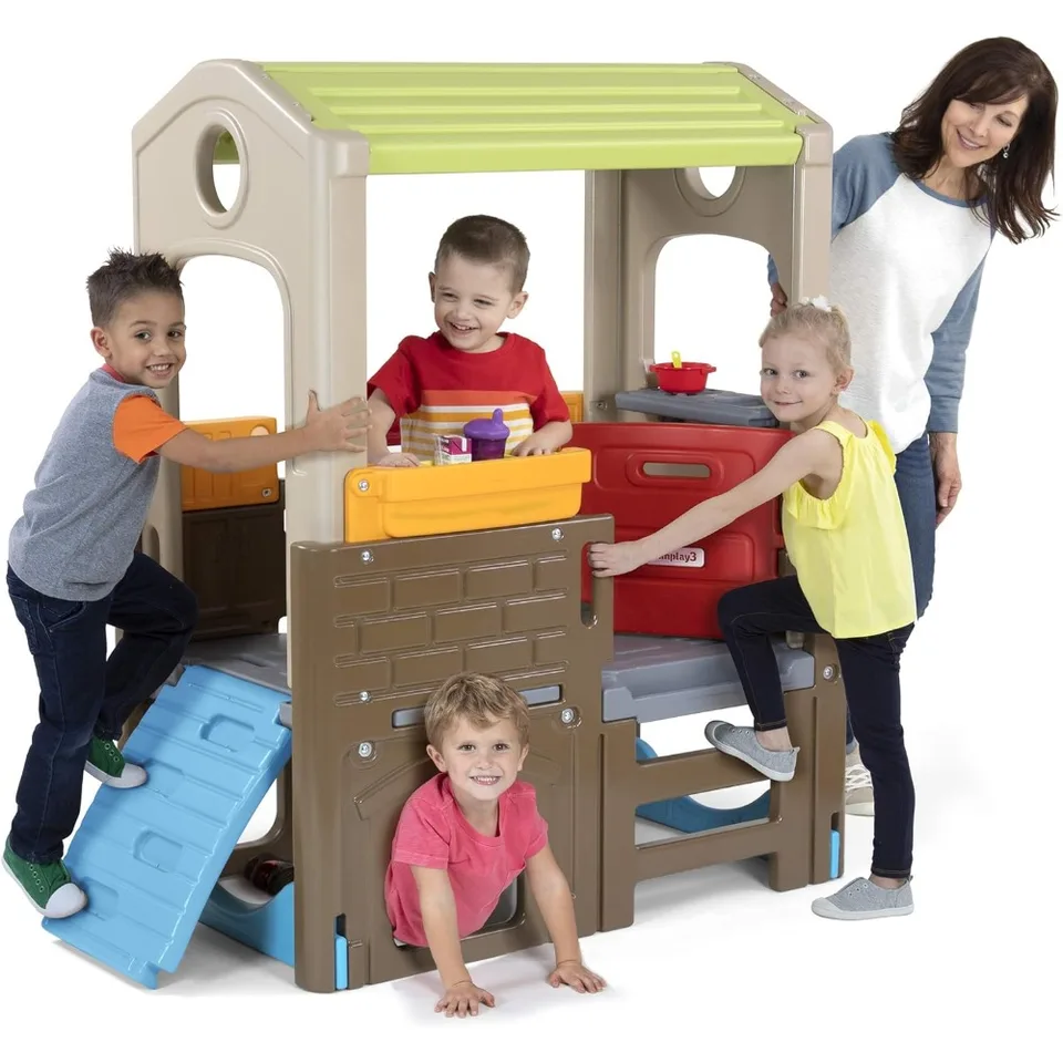 3 mladí prieskumníci Discovery Playhouse - Indoor alebo Outdoor Clubhouse and Activity Playset pre batoľatá a deti, vyrobené v USA