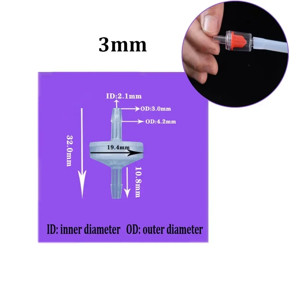 3 mm až 12 mm plastový biely check Way Way bez výskytu ventilu Olej Olejová voda vzduch vzduch Herramentas ferramenttas Taladro Multimeter