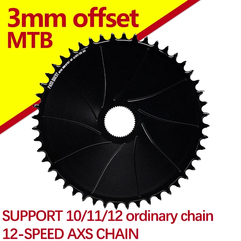 3 mm Offesst pre rotor vegast/aldhu kľuky 10 11 12 12 Rýchlostné okrúhle okrúhle úzky široký reťazový bicykel MTB 12 Speed ​​Axs