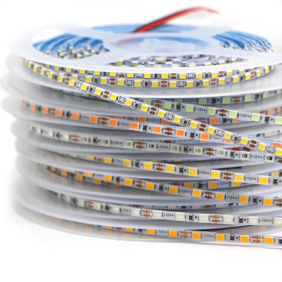 3 mm úzka šírka LED pásma LED svetlo 5m DC12V 2025 168leds/m znásilnenie 4 mm 2835 120leds lanové svetlo Flexibilná lampa LED pásma podsvietenia 5 mm